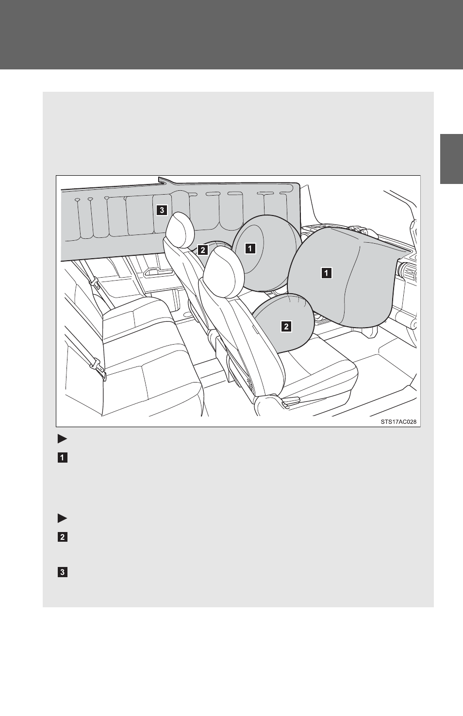 Srs airbags | TOYOTA 2011 FJ Cruiser User Manual | Page 100 / 543