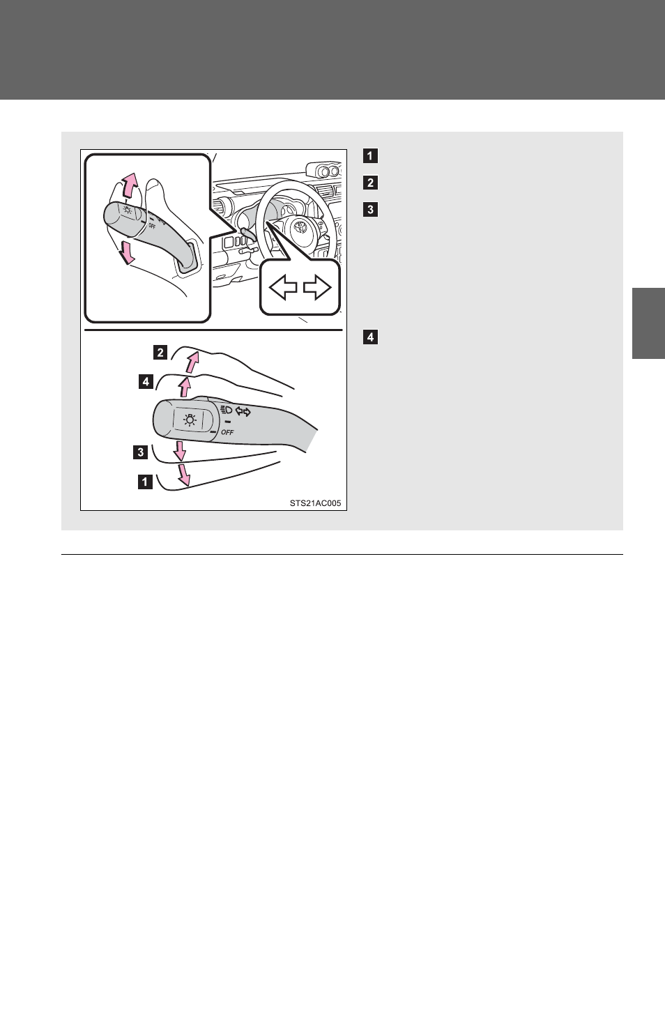 Turn signal lever | TOYOTA 2011 FJ Cruiser User Manual | Page 151 / 543