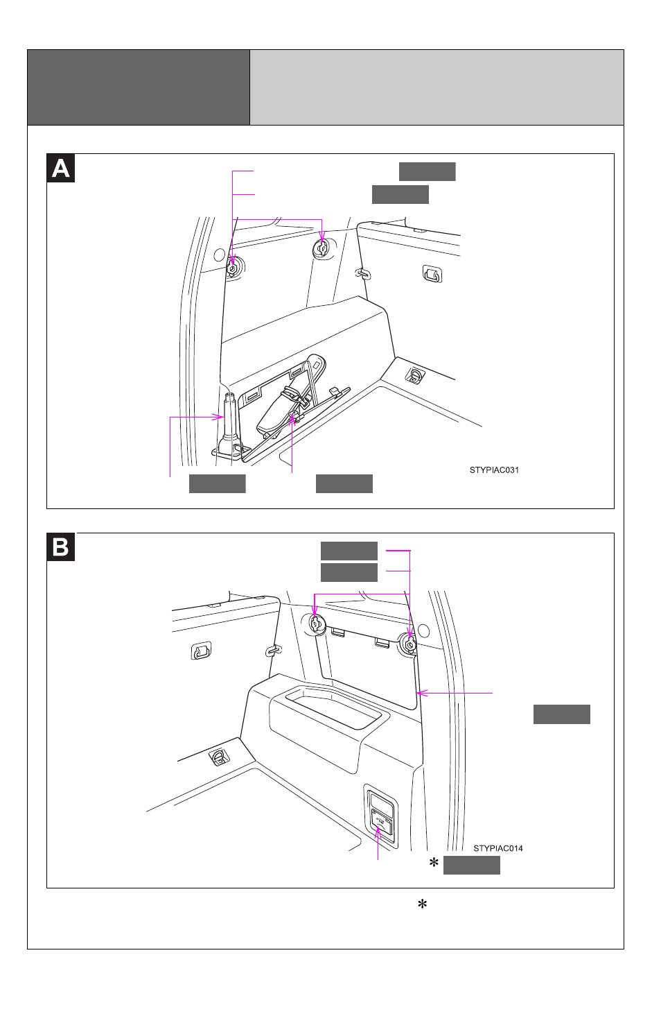 Pictorial index, Luggage compartment | TOYOTA 2011 FJ Cruiser User Manual | Page 22 / 543