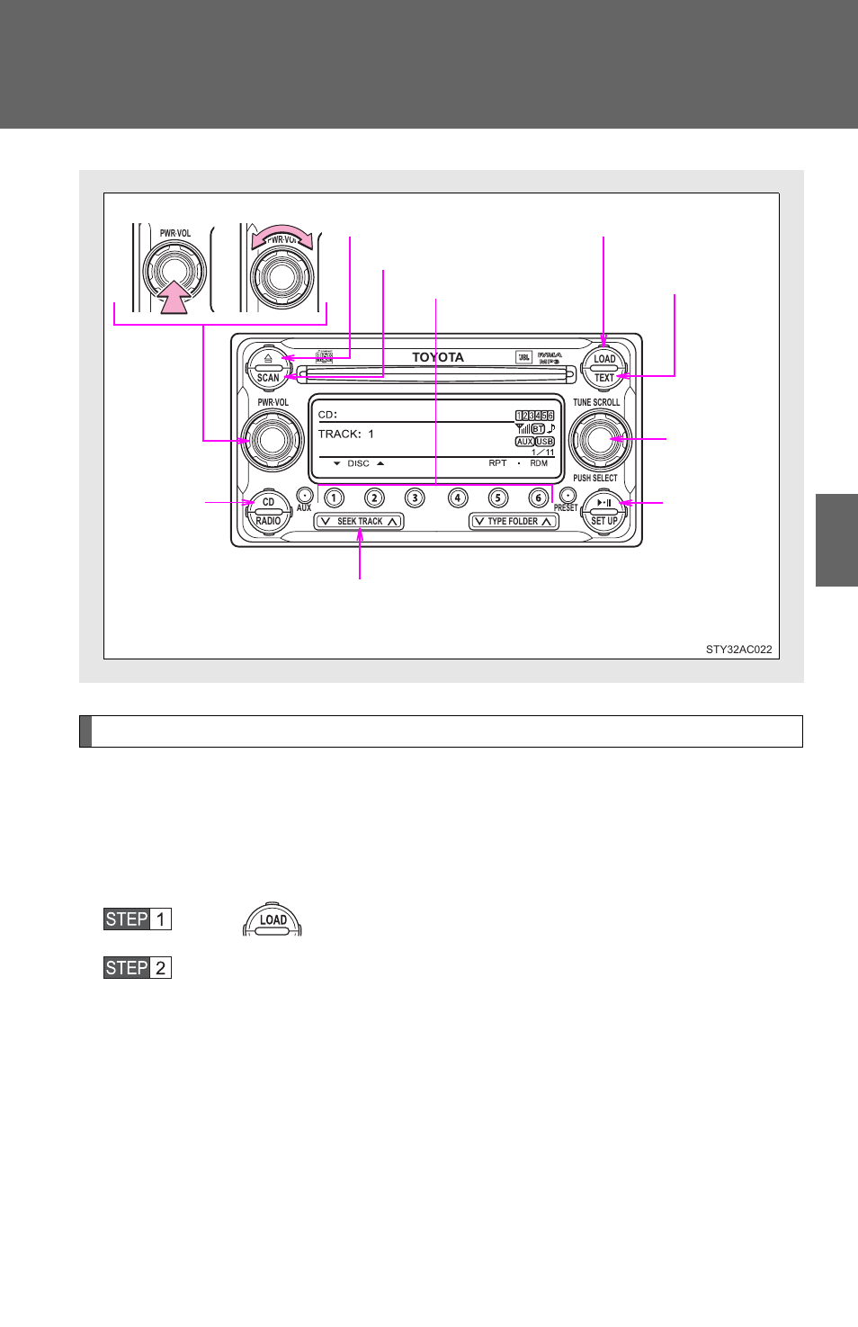 Using the cd player, 2. using the audio system | TOYOTA 2011 FJ Cruiser User Manual | Page 247 / 543