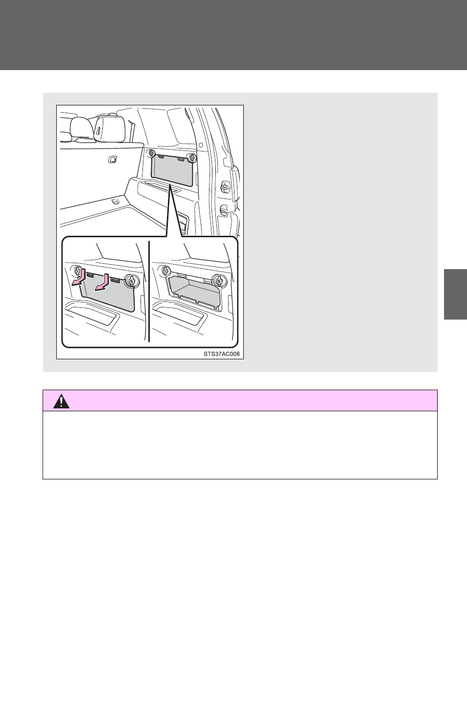 Luggage storage box (vehicles without sub woofer) | TOYOTA 2011 FJ Cruiser User Manual | Page 361 / 543