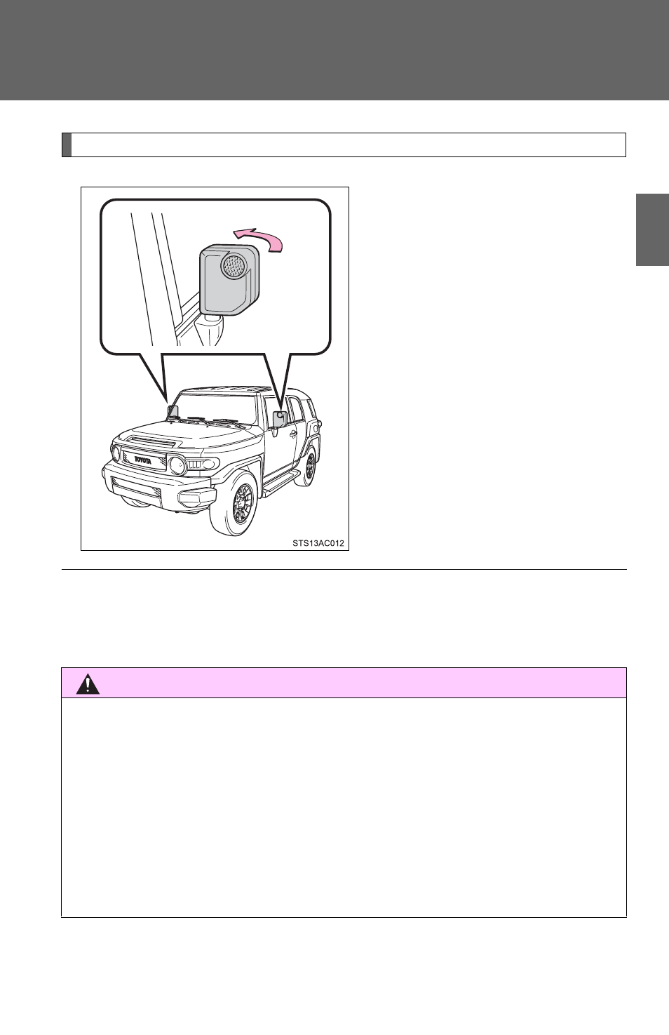 TOYOTA 2011 FJ Cruiser User Manual | Page 88 / 543