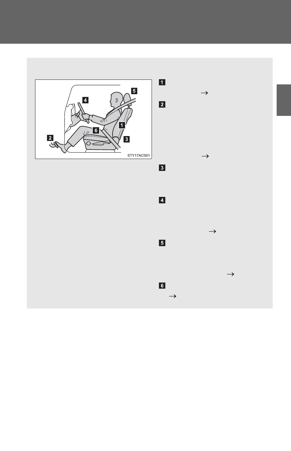 Sec_1-7, Correct driving posture | TOYOTA 2011 FJ Cruiser User Manual | Page 98 / 543