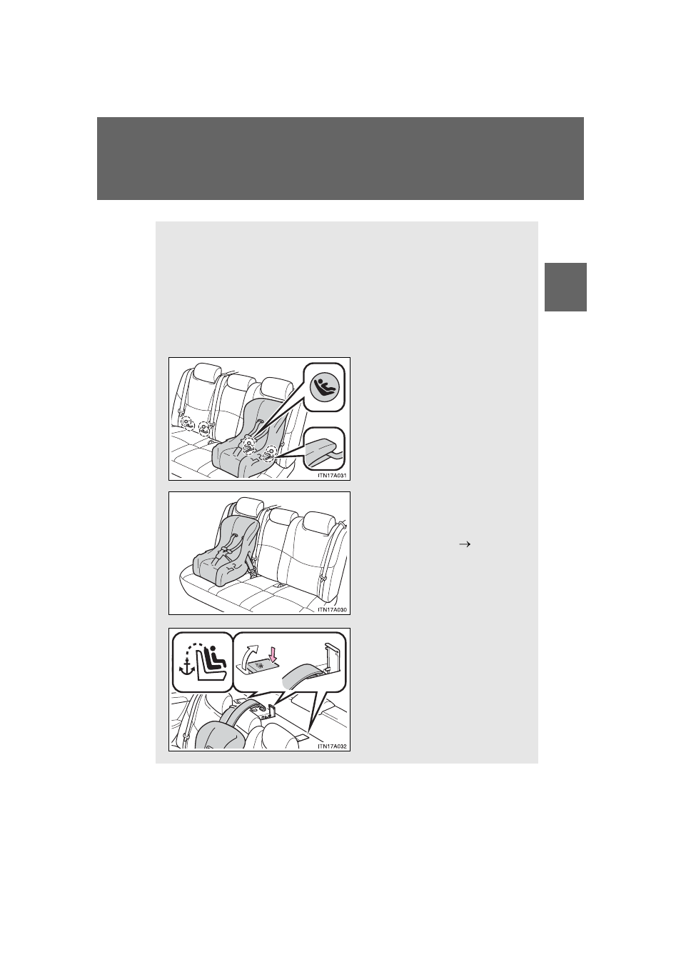 Installing child restraints | TOYOTA 2011 Avalon User Manual | Page 152 / 583