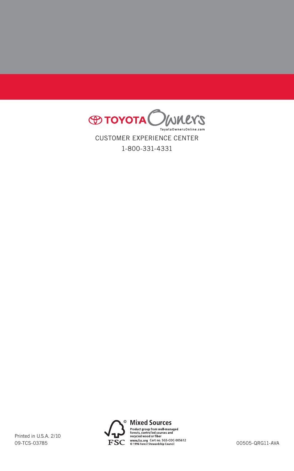 TOYOTA 2011 Avalon User Manual | Page 28 / 583