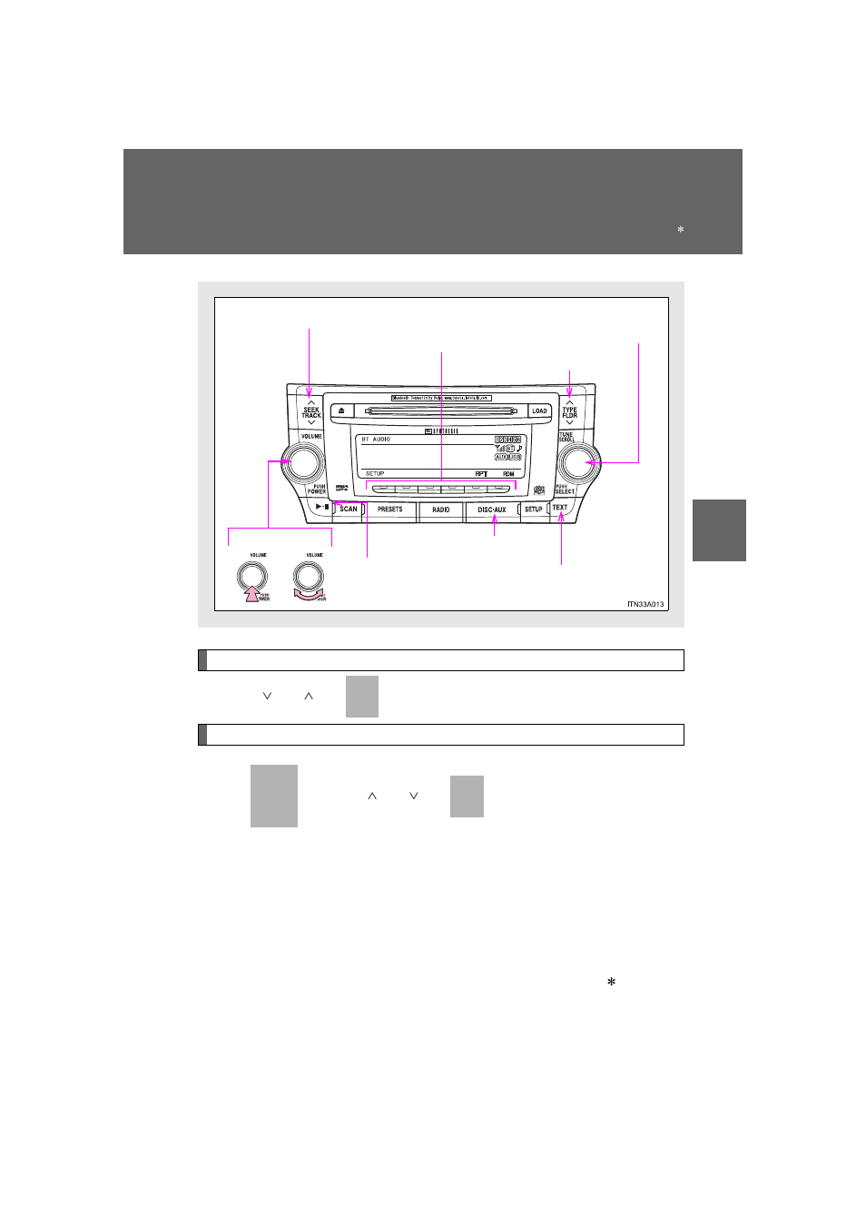 Operating a bluetooth, Enabled portable player | TOYOTA 2011 Avalon User Manual | Page 311 / 583