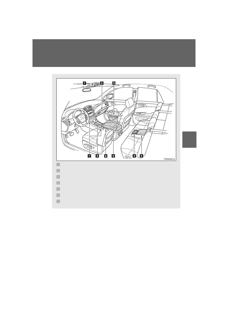 Sec_03_06, List of storage features | TOYOTA 2011 Avalon User Manual | Page 361 / 583