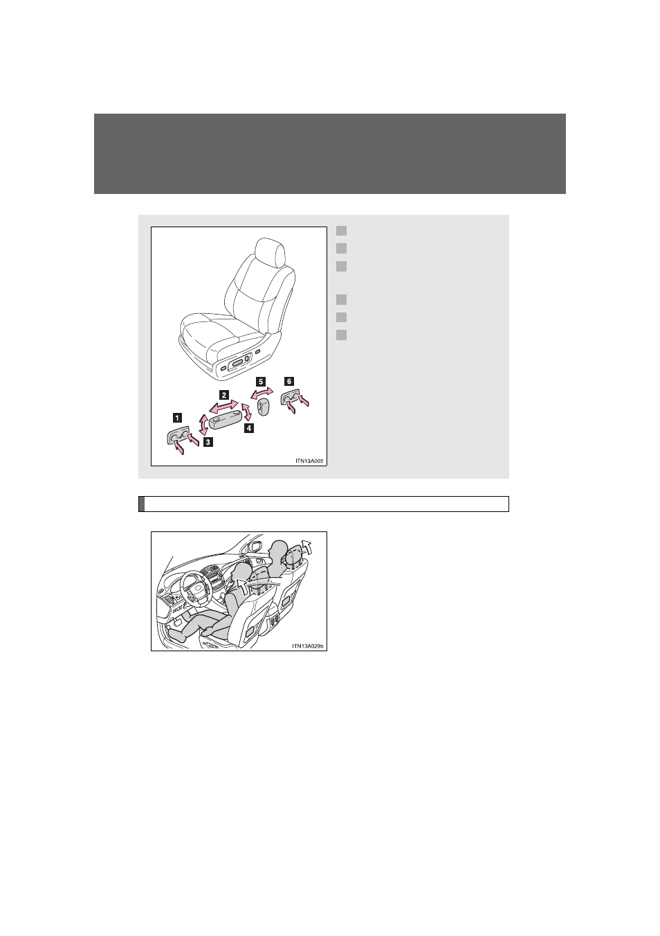 Sec_01-03, Front seats | TOYOTA 2011 Avalon User Manual | Page 81 / 583