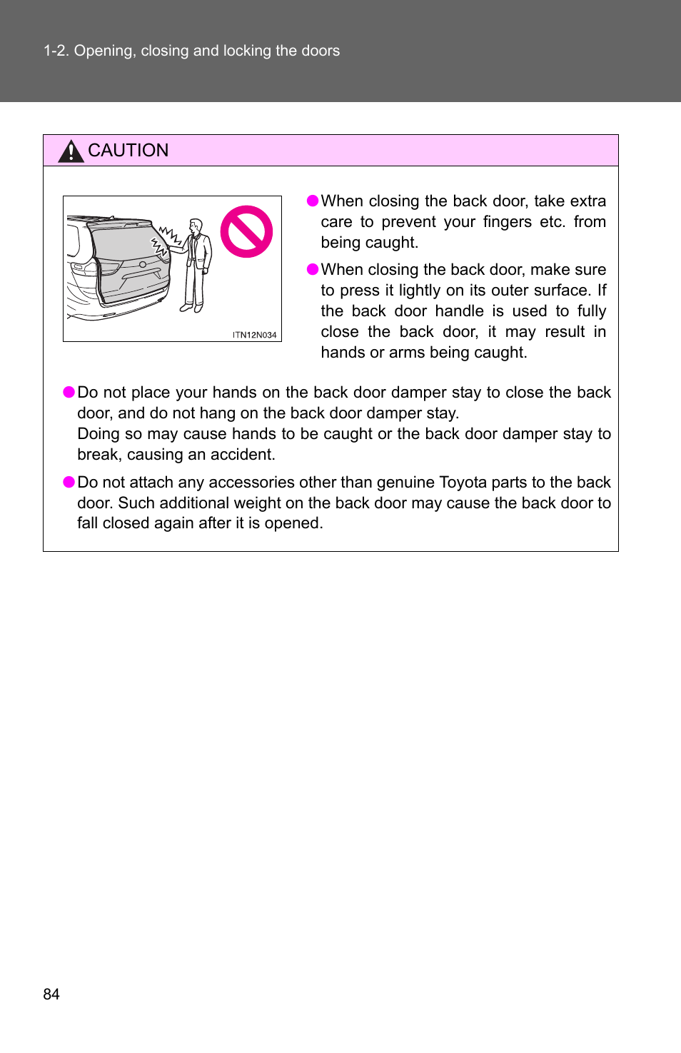 TOYOTA 2011 Sienna User Manual | Page 131 / 842