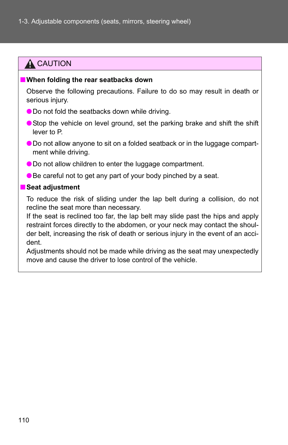 TOYOTA 2011 Sienna User Manual | Page 157 / 842