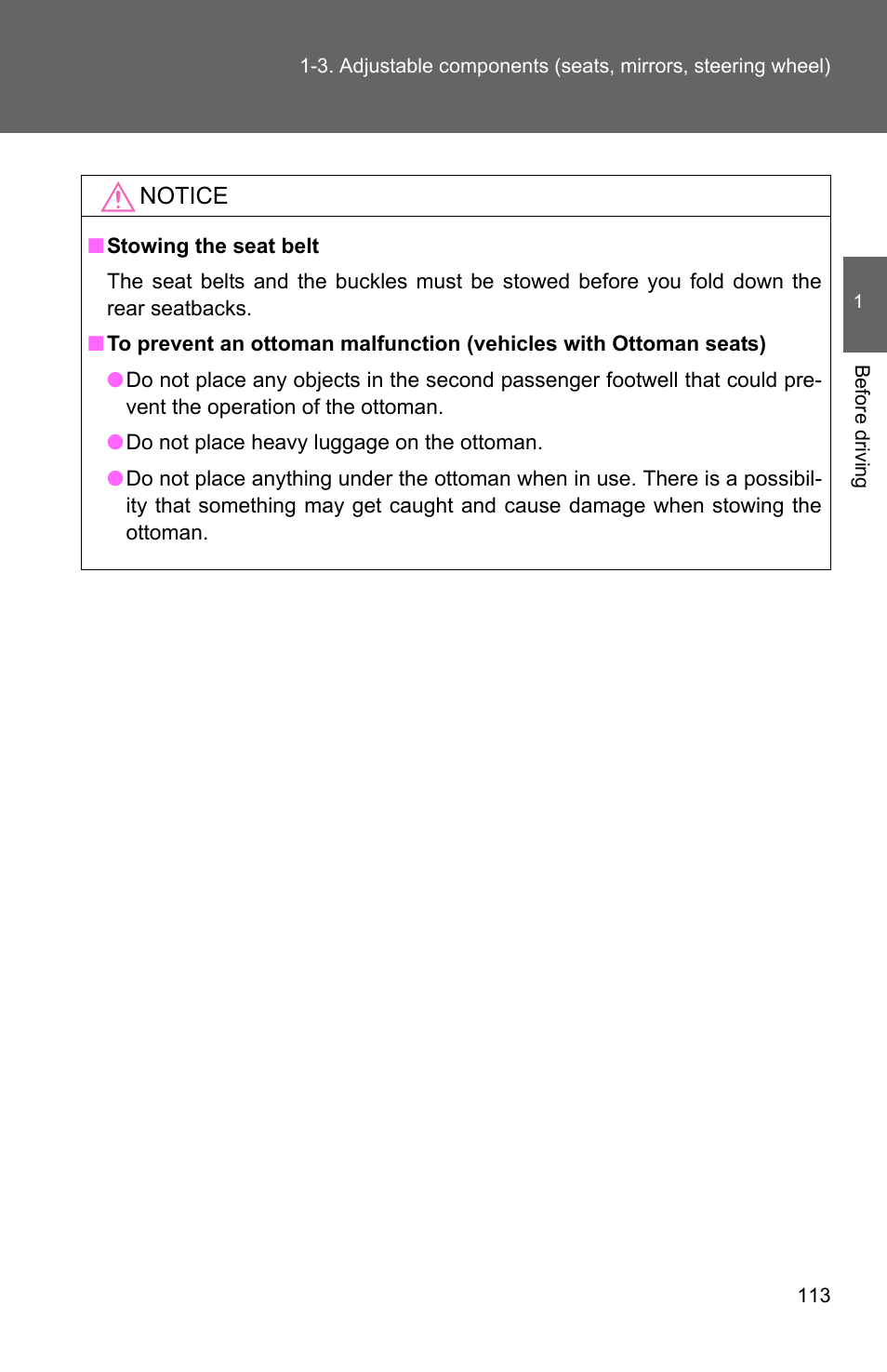 TOYOTA 2011 Sienna User Manual | Page 160 / 842