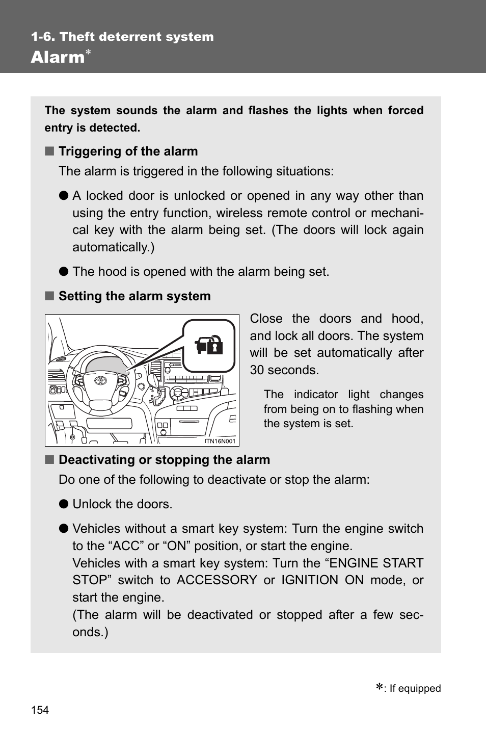 Alarm | TOYOTA 2011 Sienna User Manual | Page 201 / 842