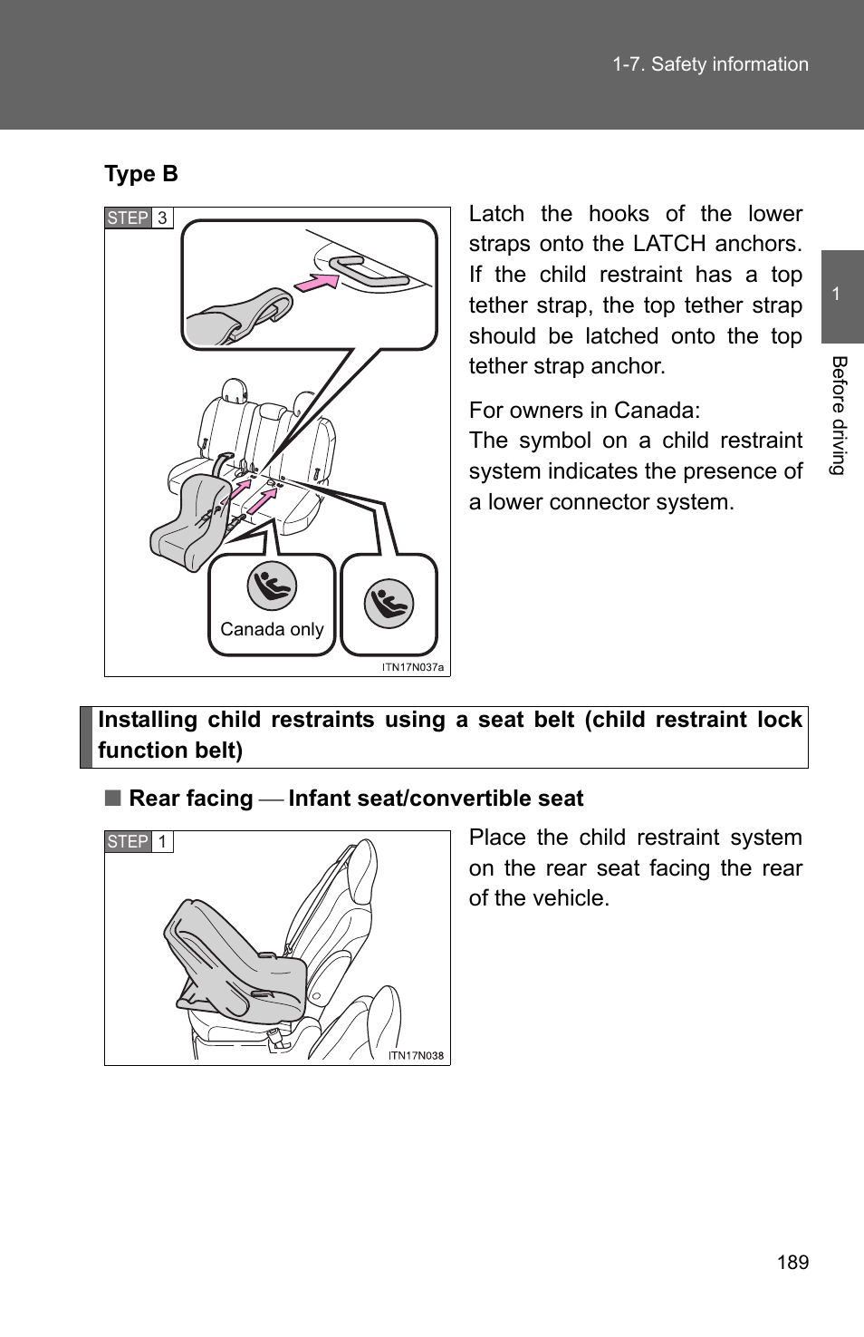 TOYOTA 2011 Sienna User Manual | Page 236 / 842