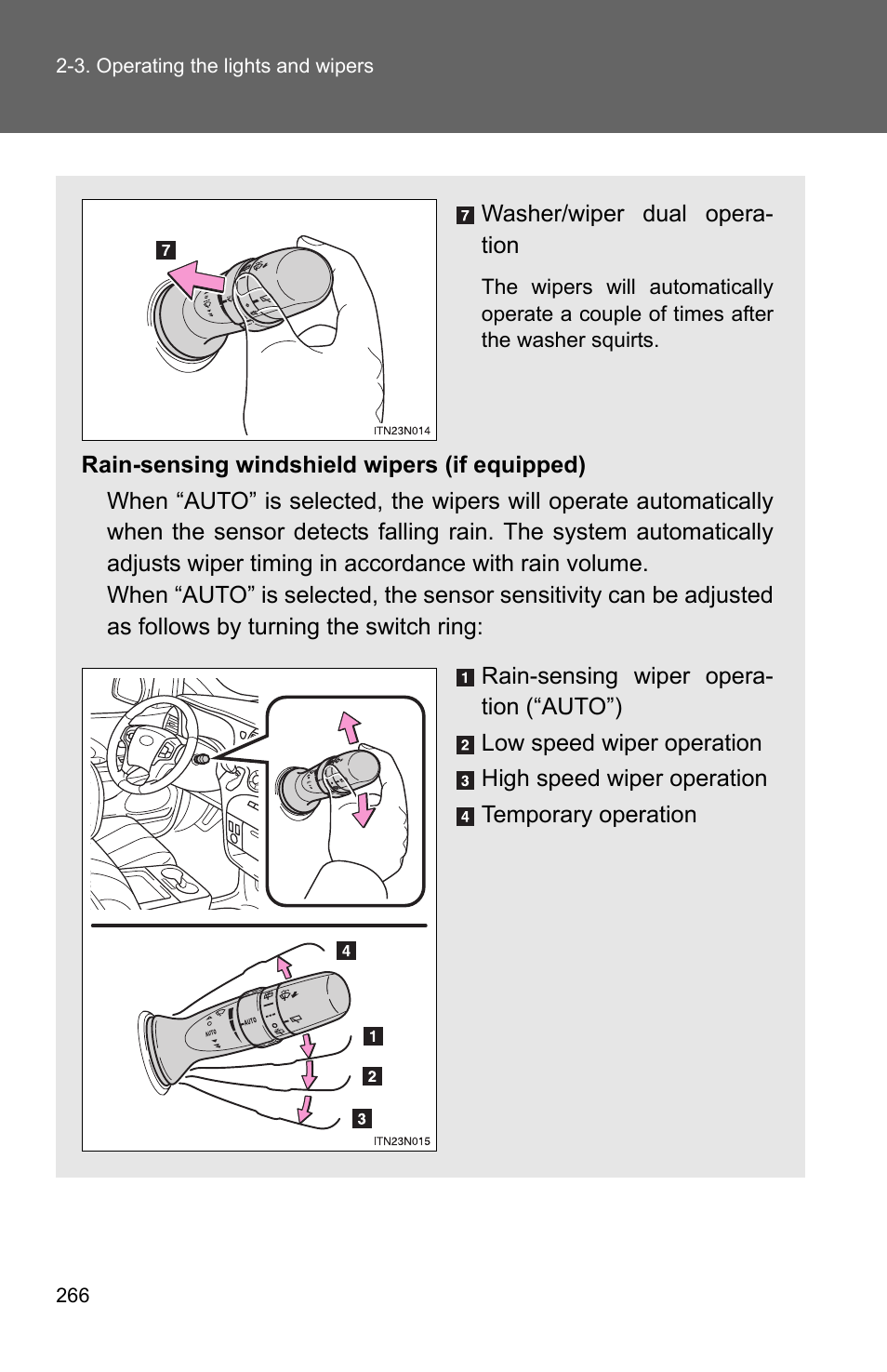 TOYOTA 2011 Sienna User Manual | Page 317 / 842