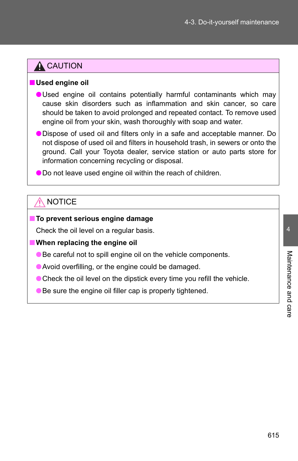 TOYOTA 2011 Sienna User Manual | Page 673 / 842