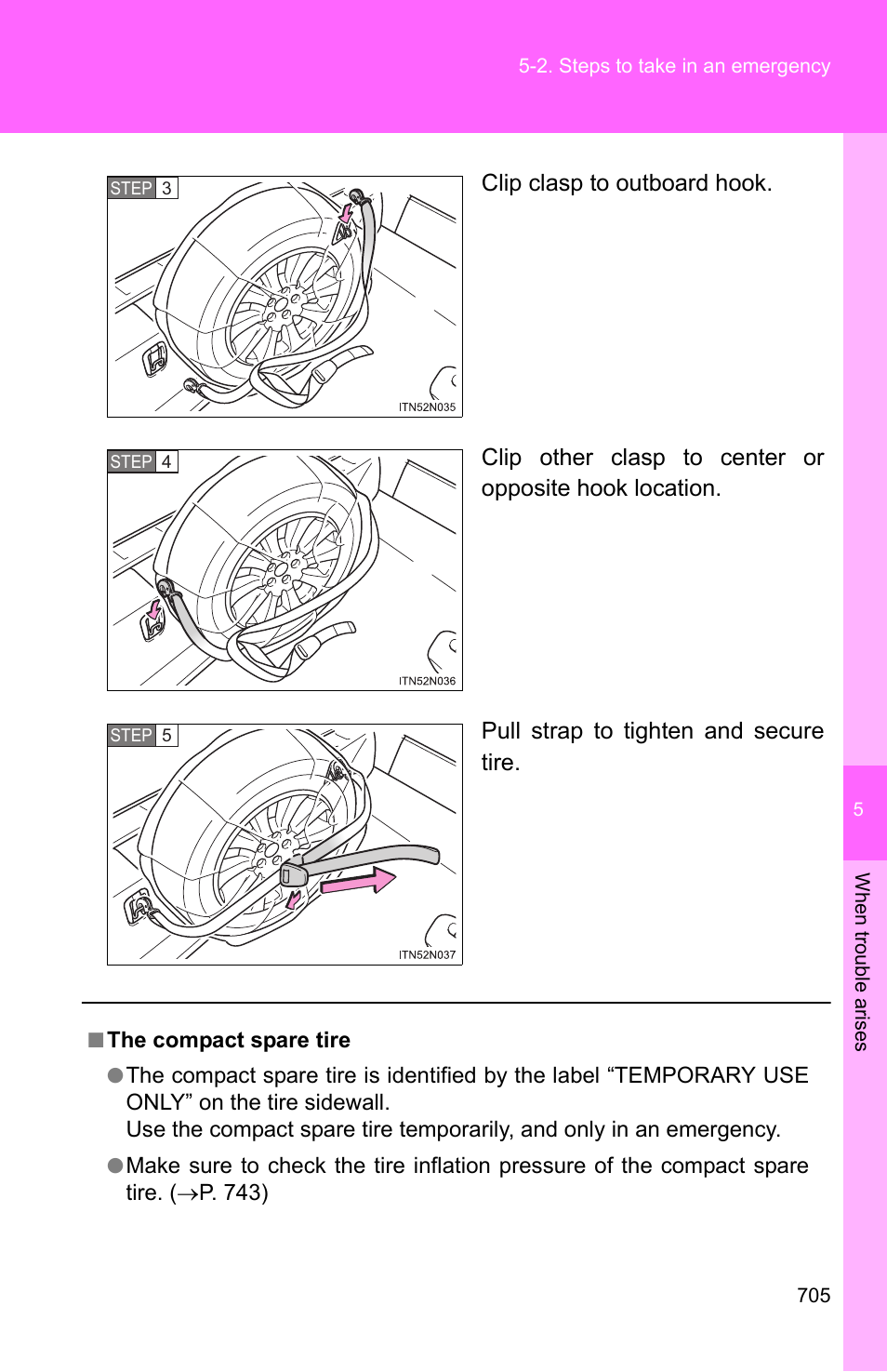 TOYOTA 2011 Sienna User Manual | Page 762 / 842