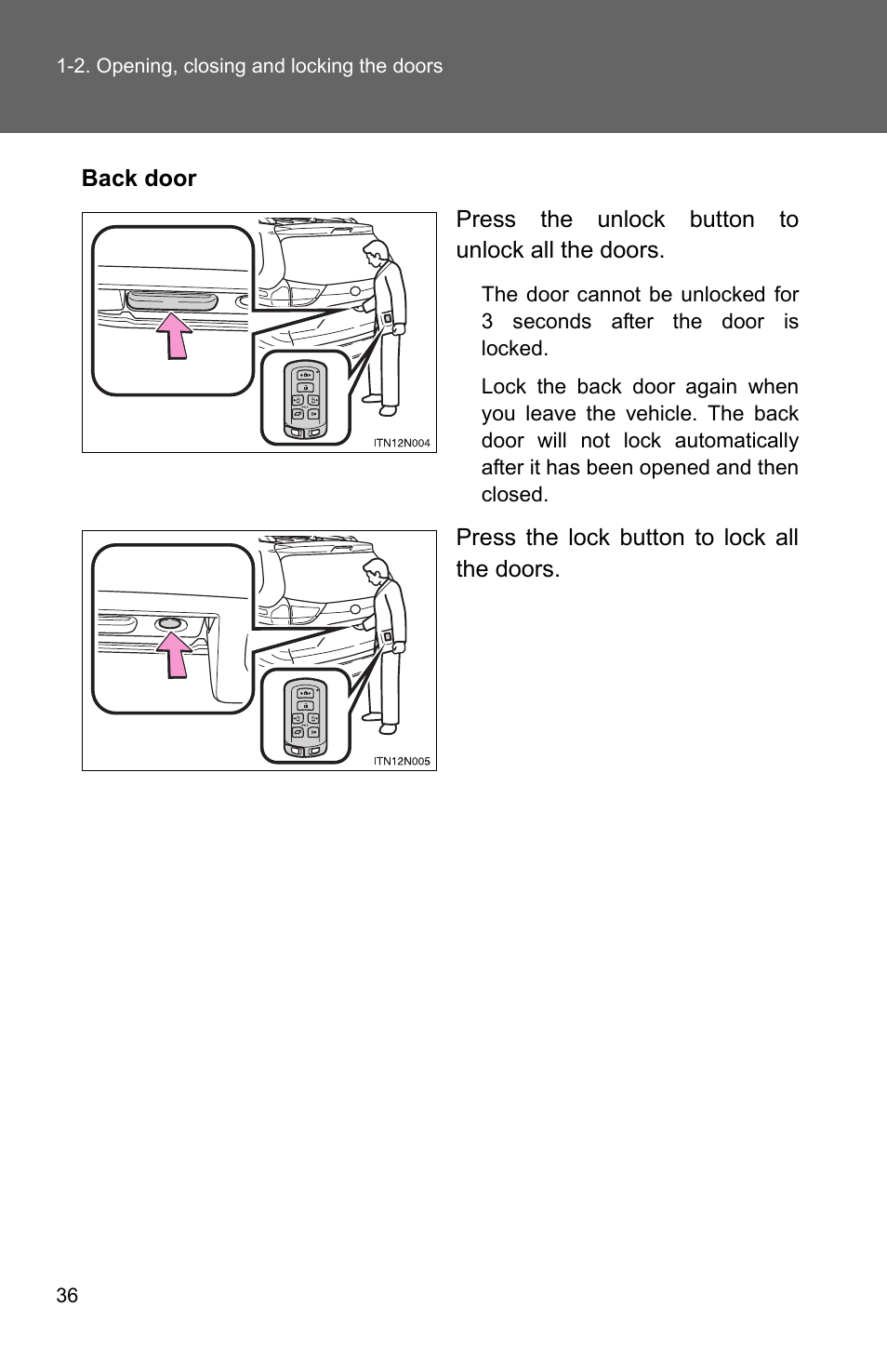 TOYOTA 2011 Sienna User Manual | Page 83 / 842