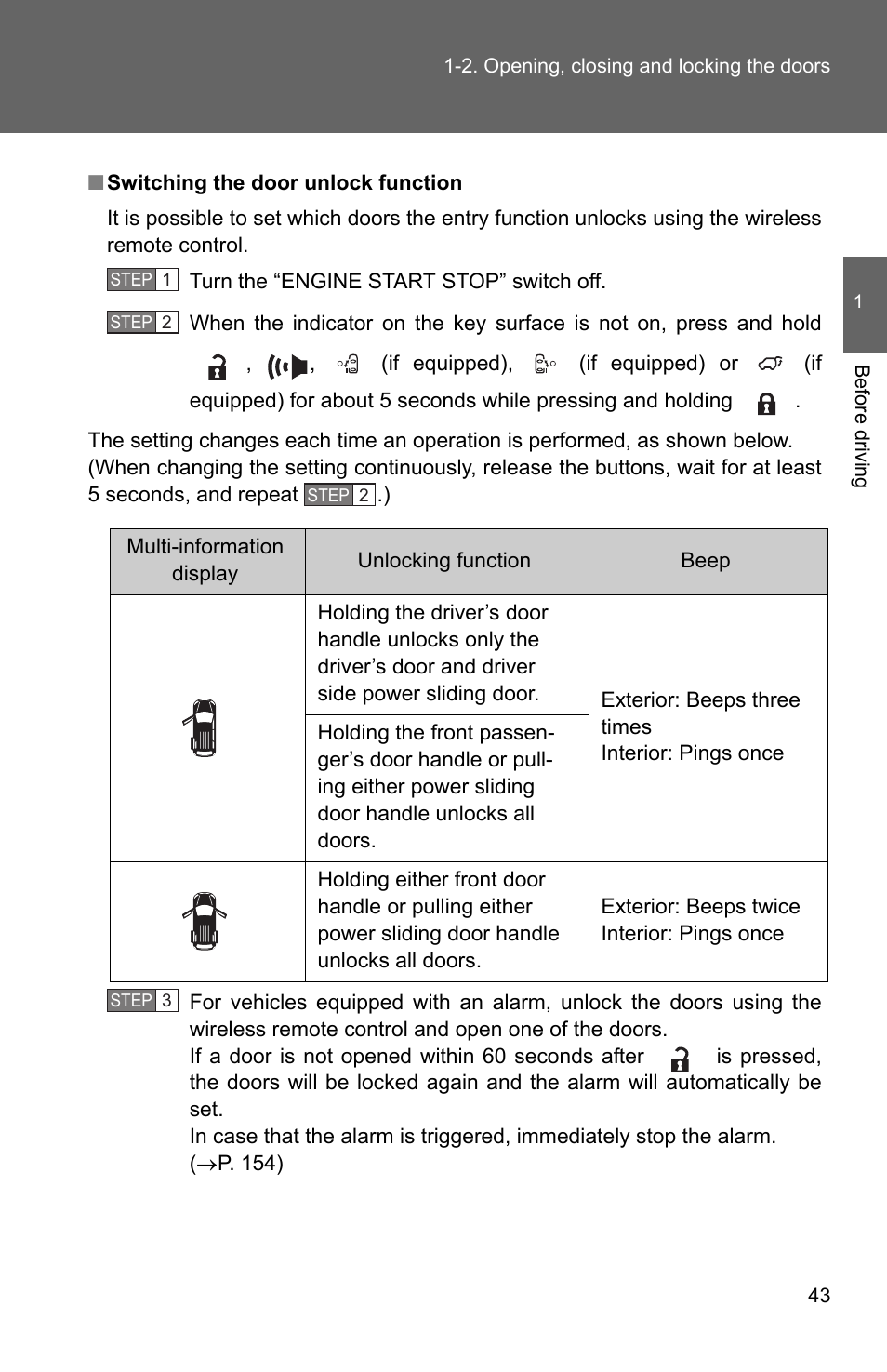 TOYOTA 2011 Sienna User Manual | Page 90 / 842