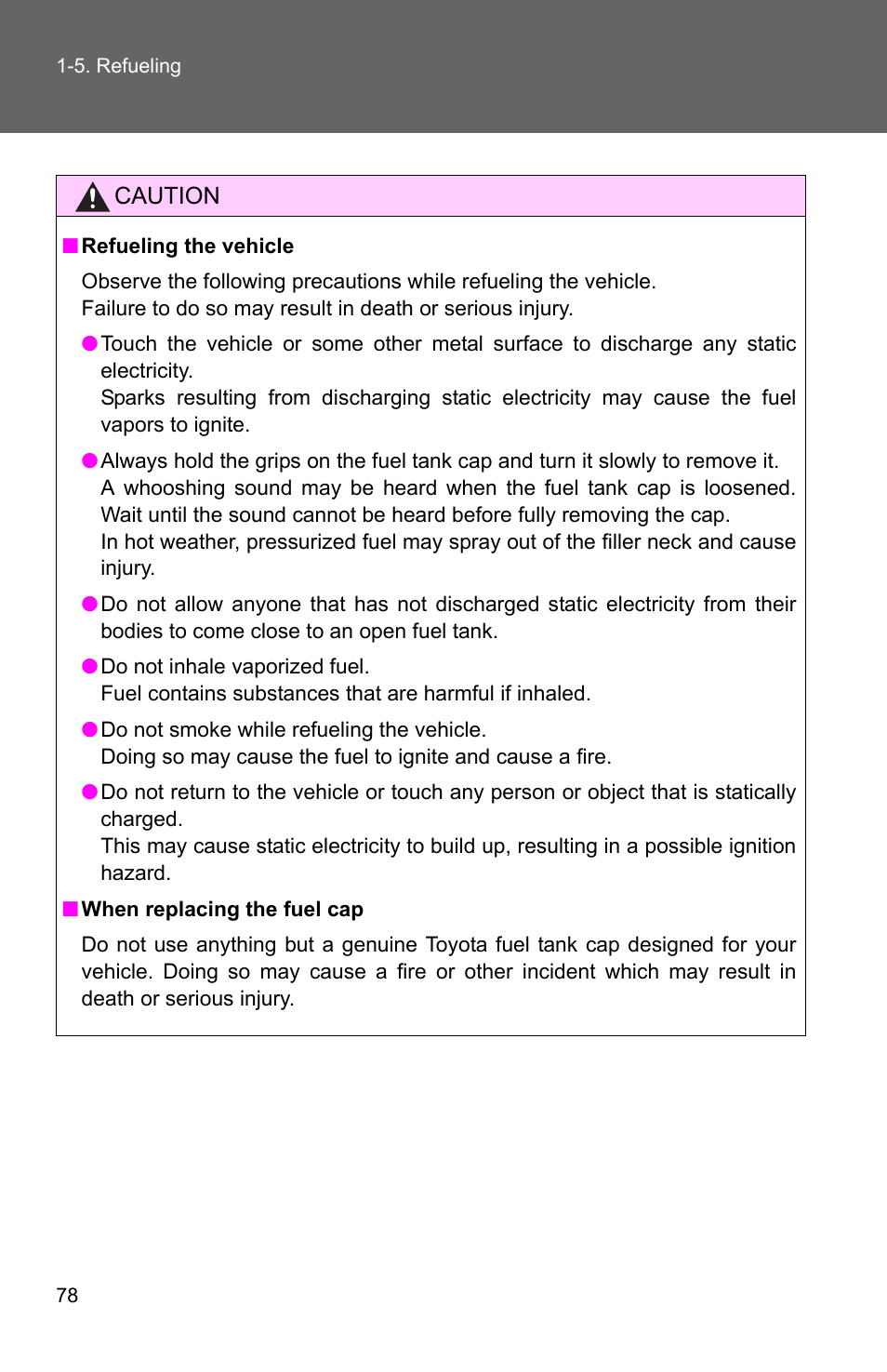 TOYOTA 2010 Camry User Manual | Page 104 / 555