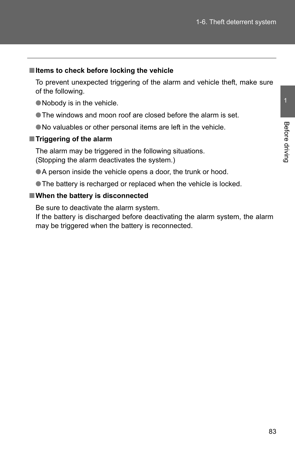 TOYOTA 2010 Camry User Manual | Page 109 / 555