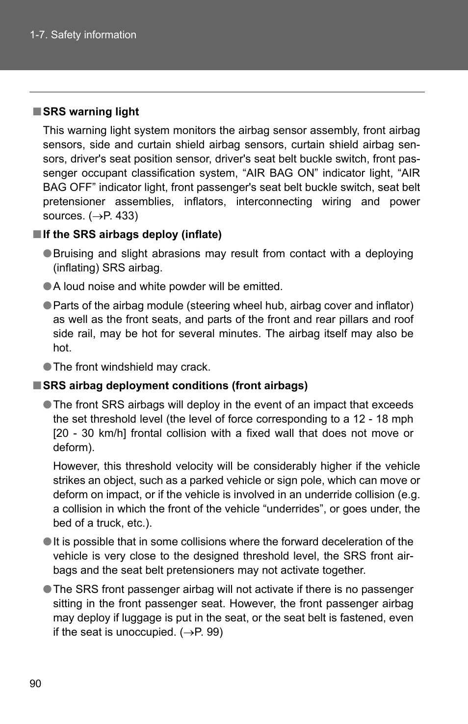 TOYOTA 2010 Camry User Manual | Page 116 / 555