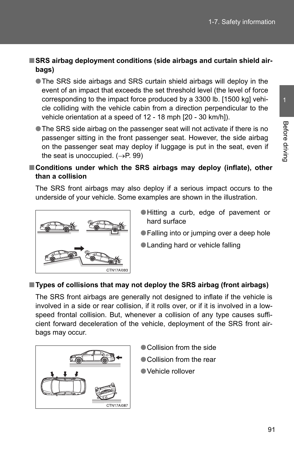 TOYOTA 2010 Camry User Manual | Page 117 / 555