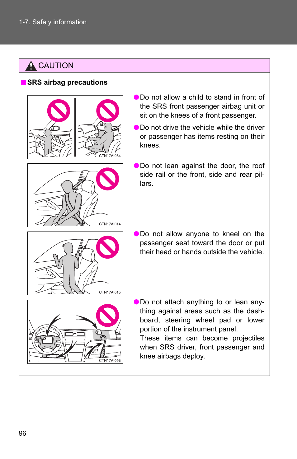 TOYOTA 2010 Camry User Manual | Page 122 / 555