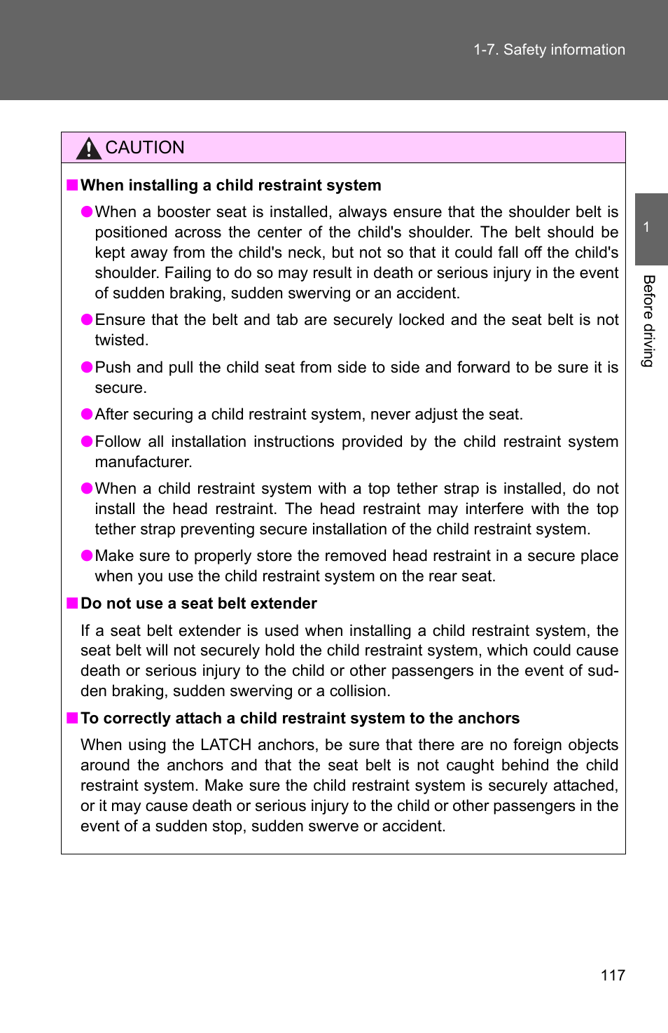 TOYOTA 2010 Camry User Manual | Page 143 / 555
