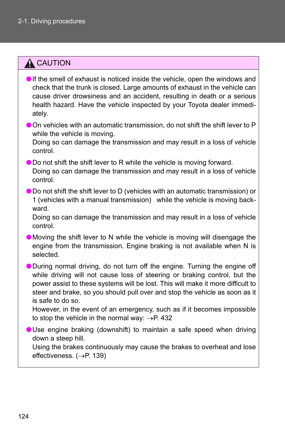TOYOTA 2010 Camry User Manual | Page 149 / 555