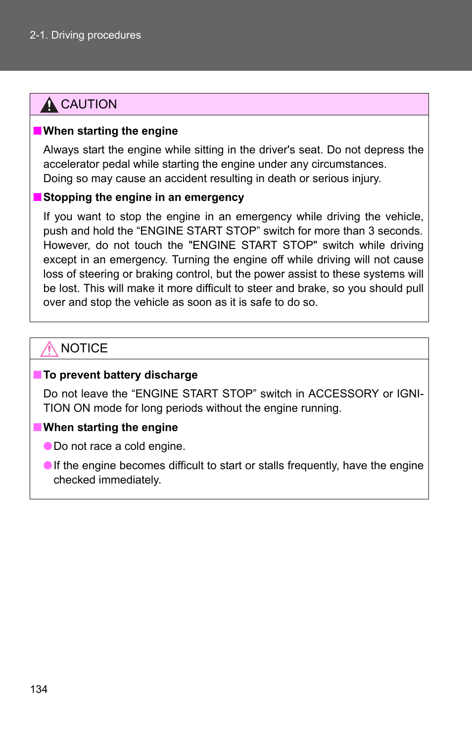 TOYOTA 2010 Camry User Manual | Page 159 / 555