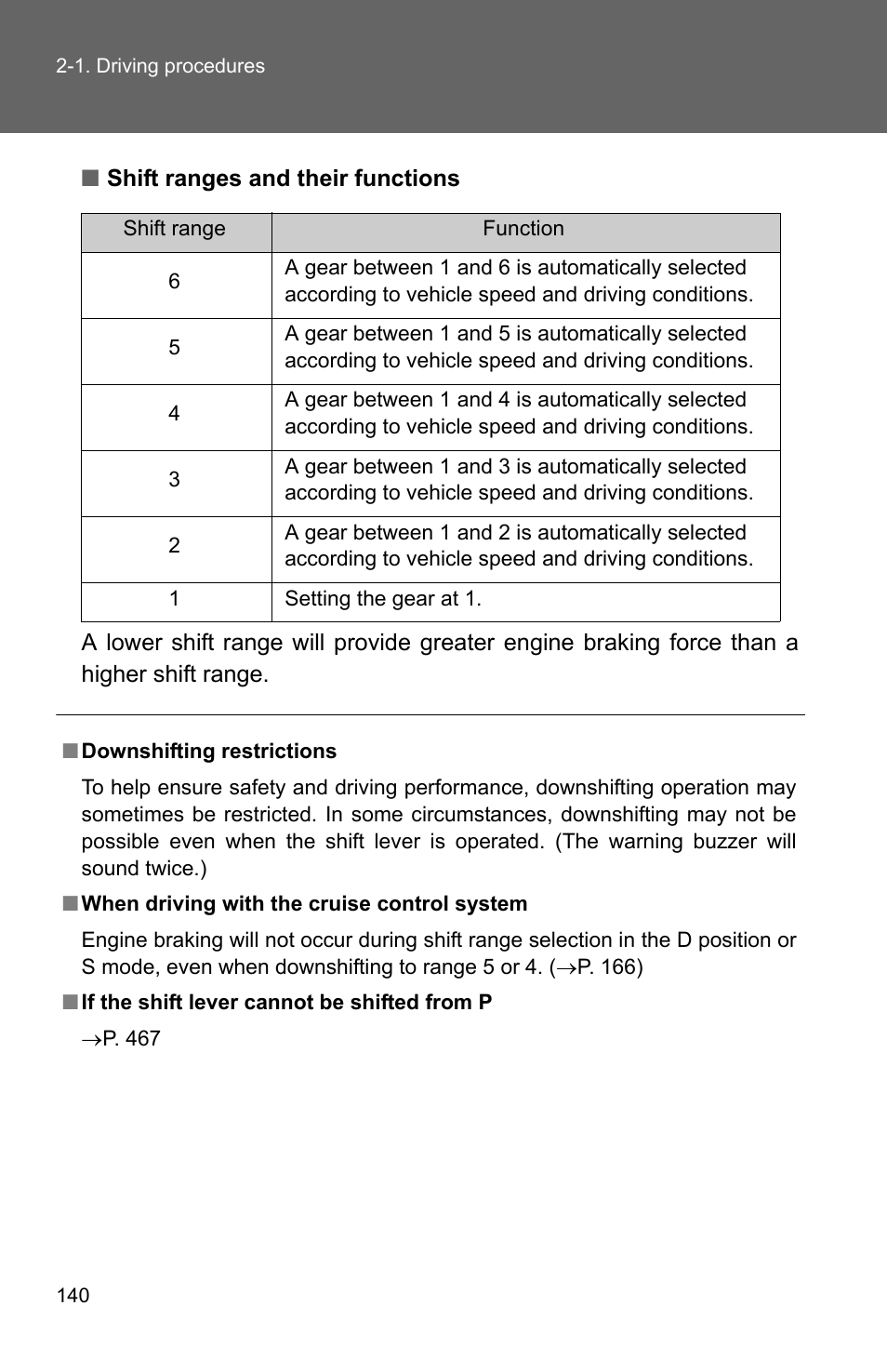 TOYOTA 2010 Camry User Manual | Page 165 / 555