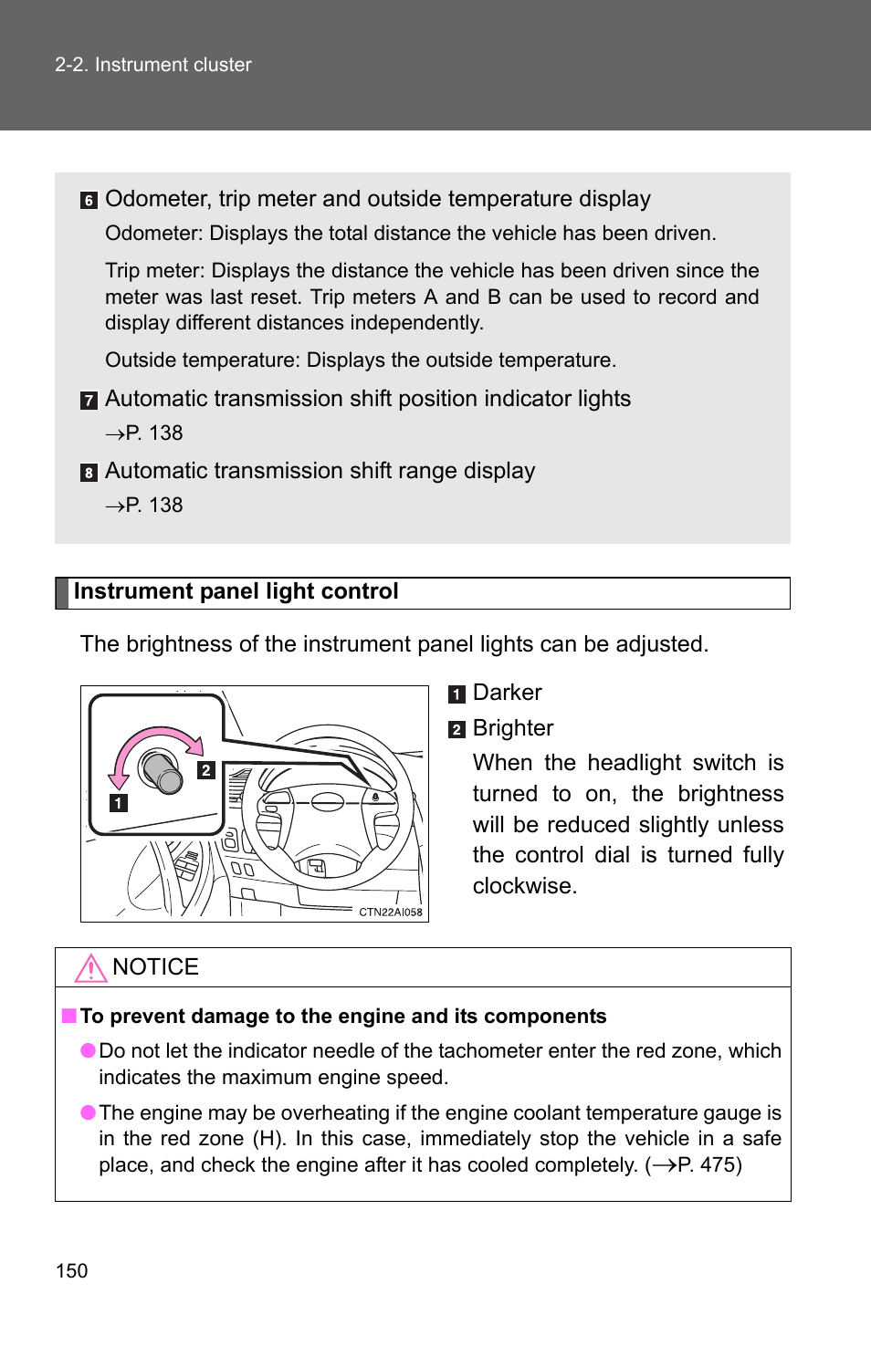 TOYOTA 2010 Camry User Manual | Page 175 / 555