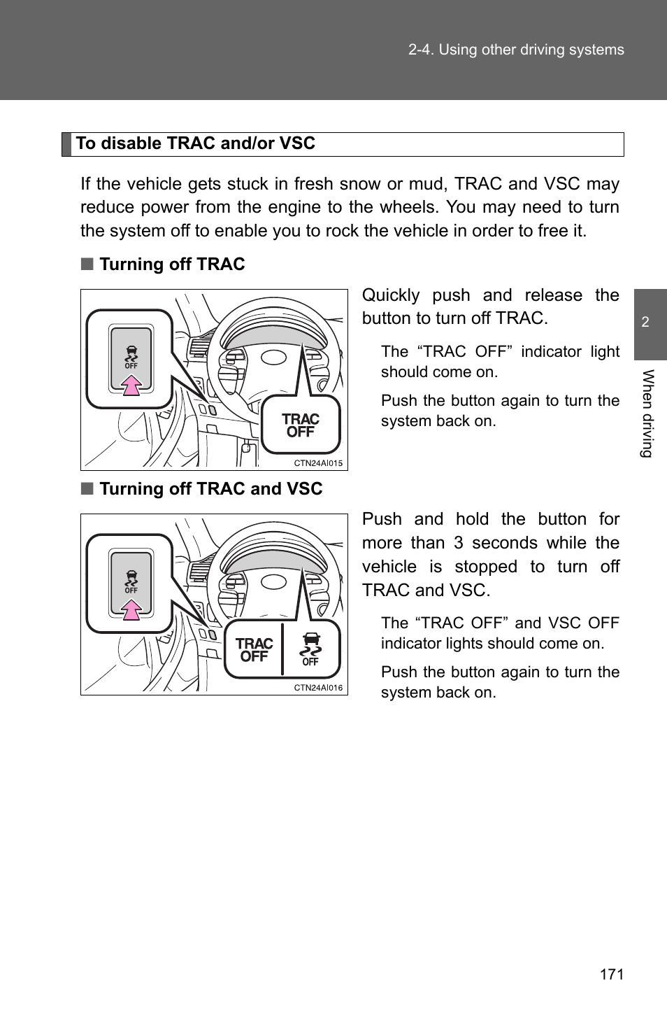 TOYOTA 2010 Camry User Manual | Page 196 / 555