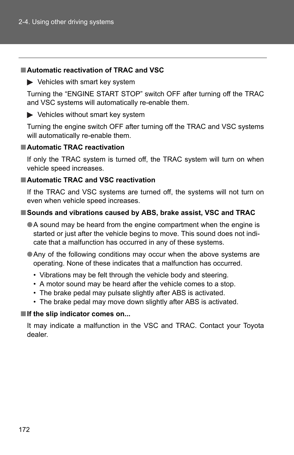 TOYOTA 2010 Camry User Manual | Page 197 / 555