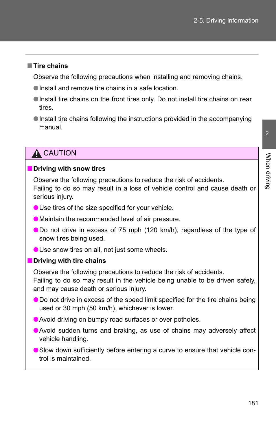 TOYOTA 2010 Camry User Manual | Page 206 / 555