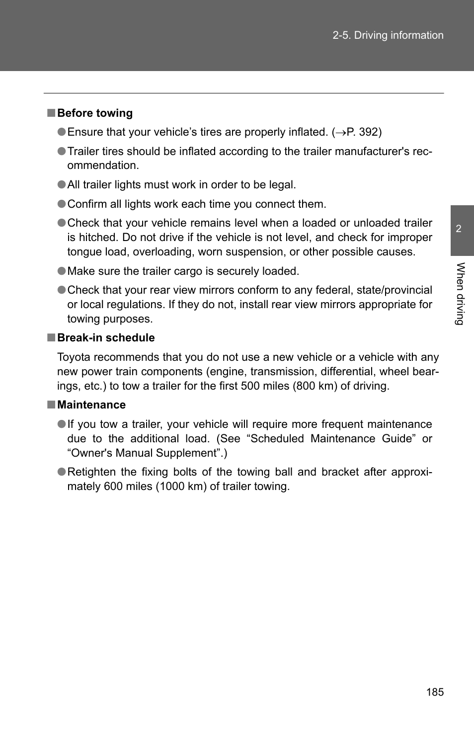 TOYOTA 2010 Camry User Manual | Page 210 / 555