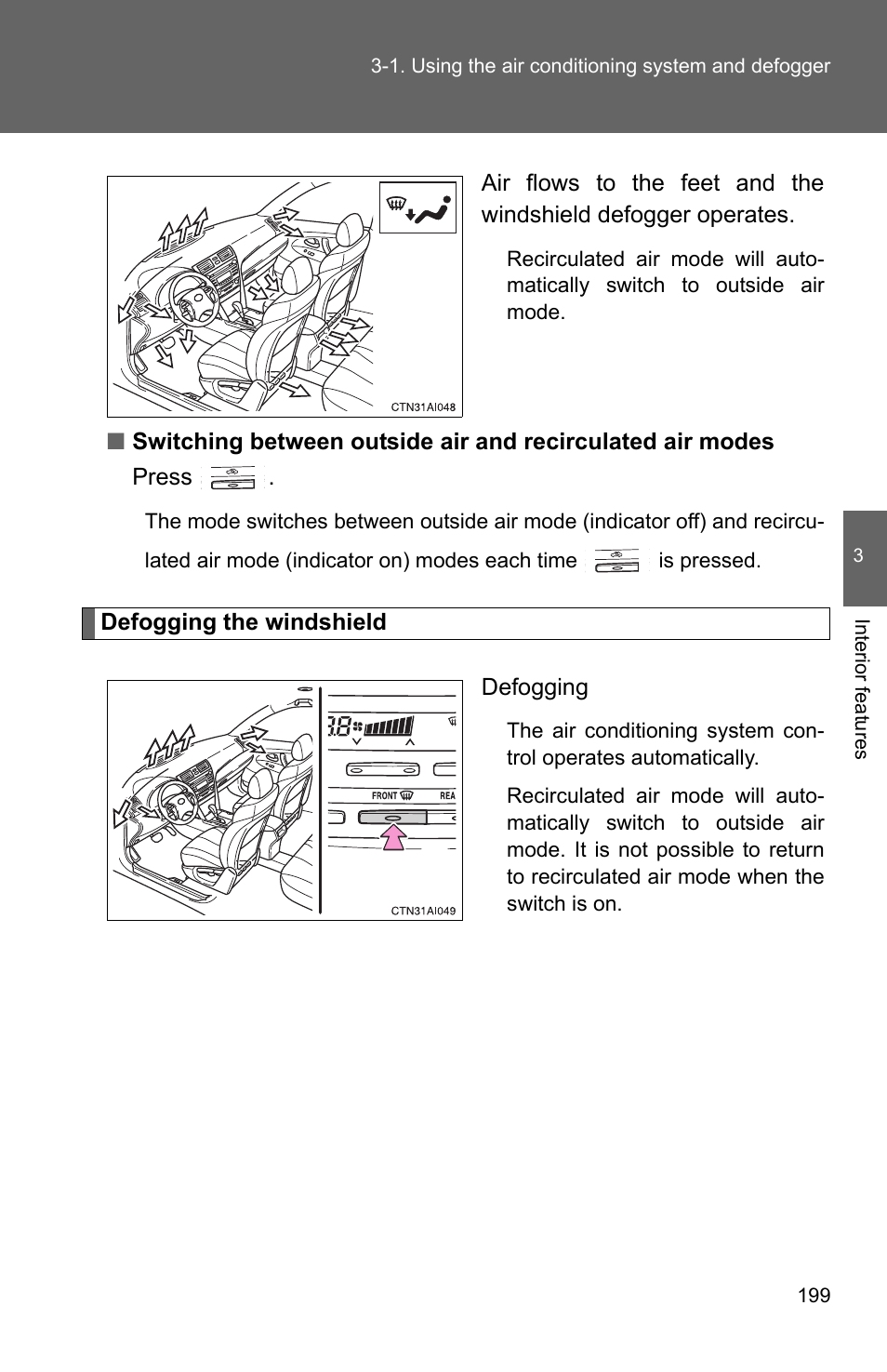 TOYOTA 2010 Camry User Manual | Page 222 / 555