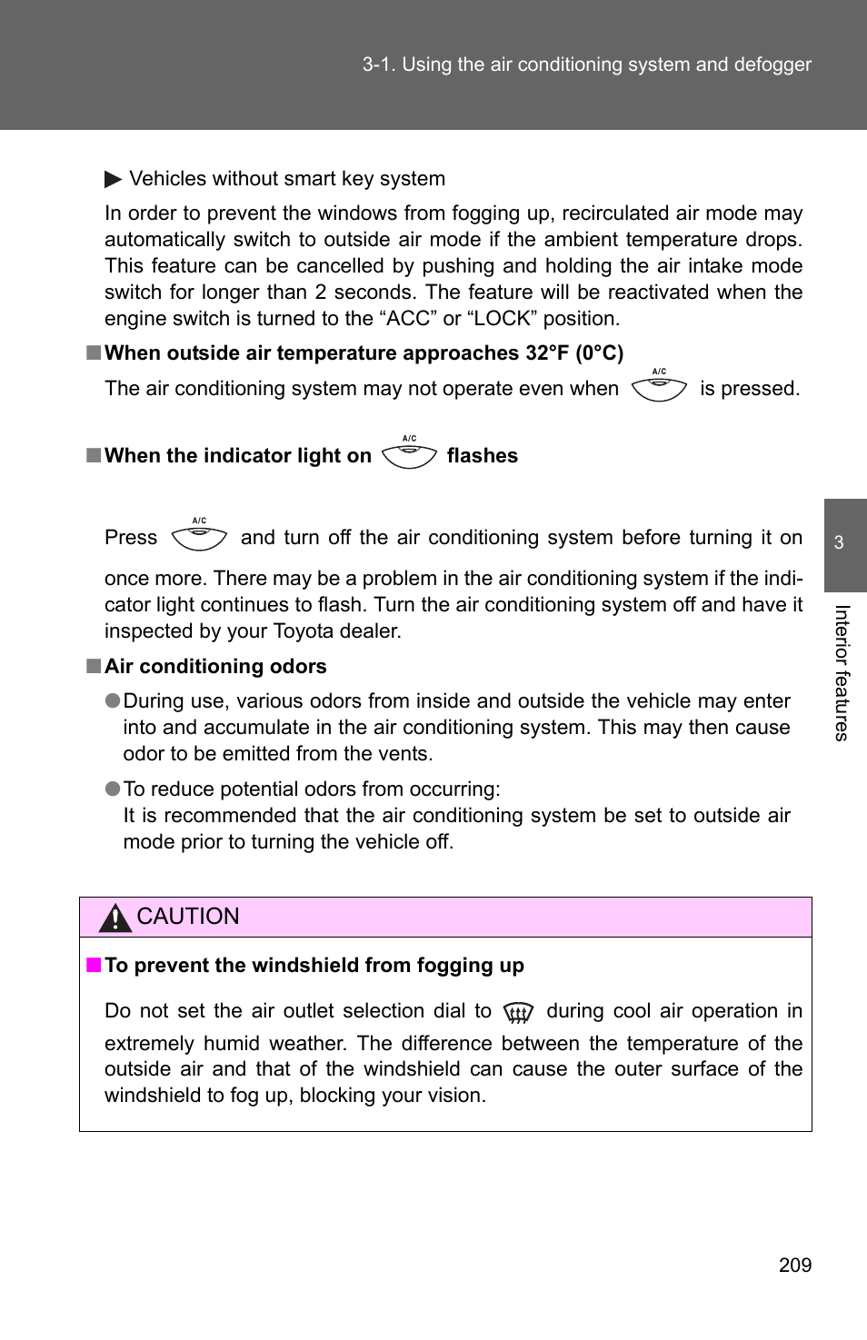 TOYOTA 2010 Camry User Manual | Page 232 / 555