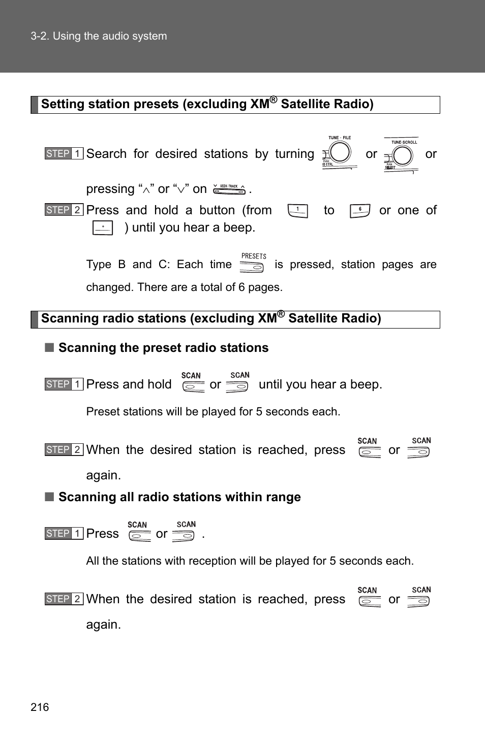TOYOTA 2010 Camry User Manual | Page 241 / 555