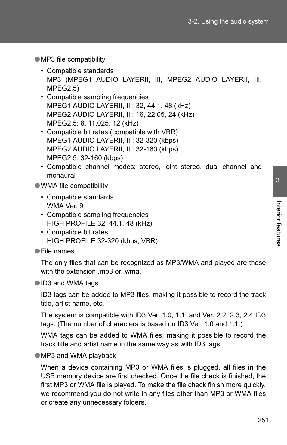 TOYOTA 2010 Camry User Manual | Page 276 / 555