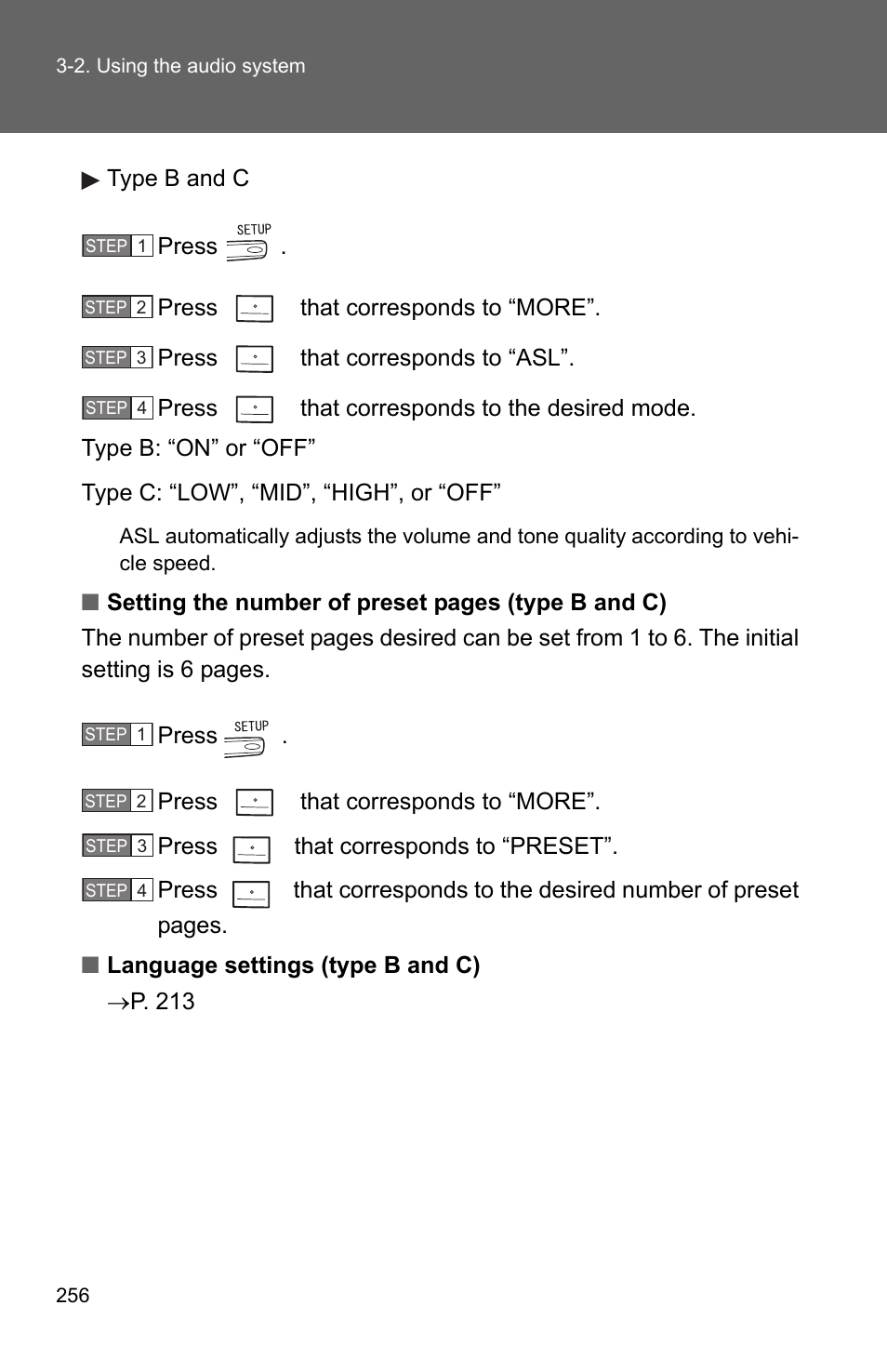 TOYOTA 2010 Camry User Manual | Page 281 / 555