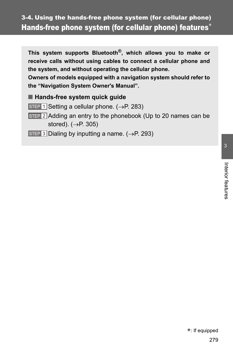 TOYOTA 2010 Camry User Manual | Page 304 / 555