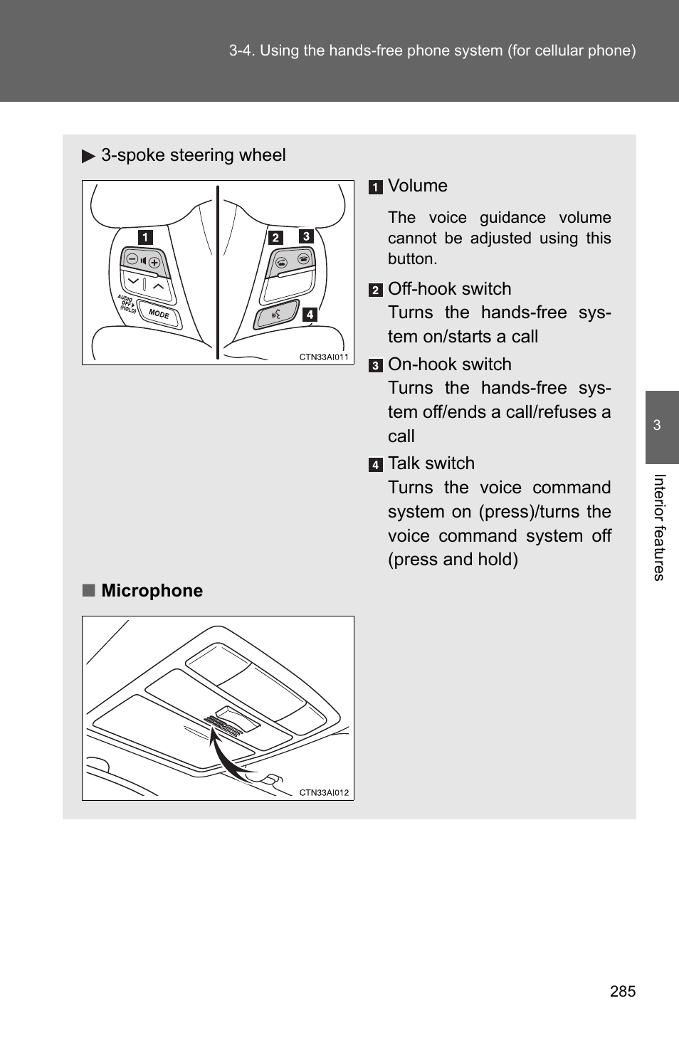 TOYOTA 2010 Camry User Manual | Page 310 / 555