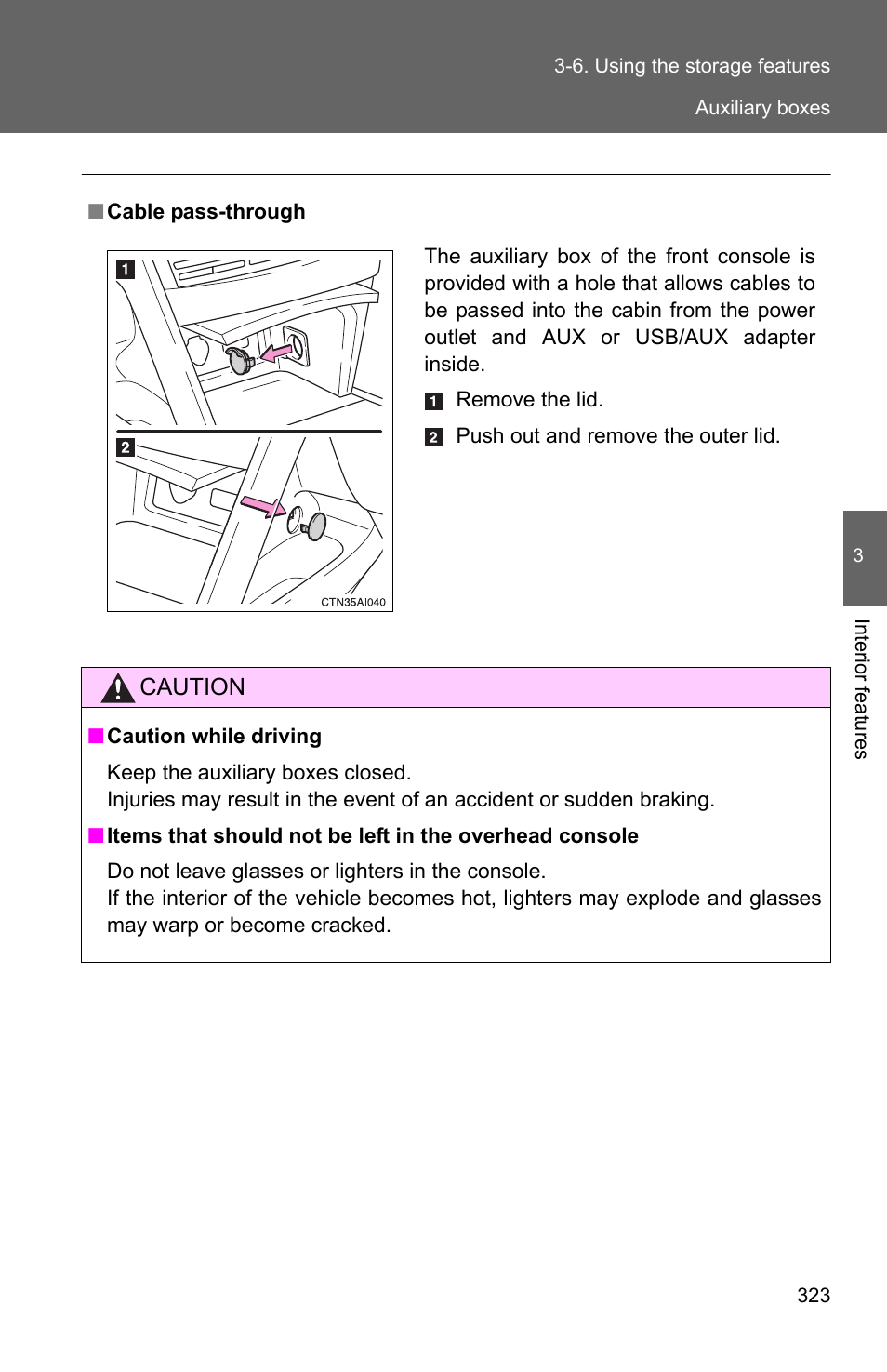 TOYOTA 2010 Camry User Manual | Page 348 / 555
