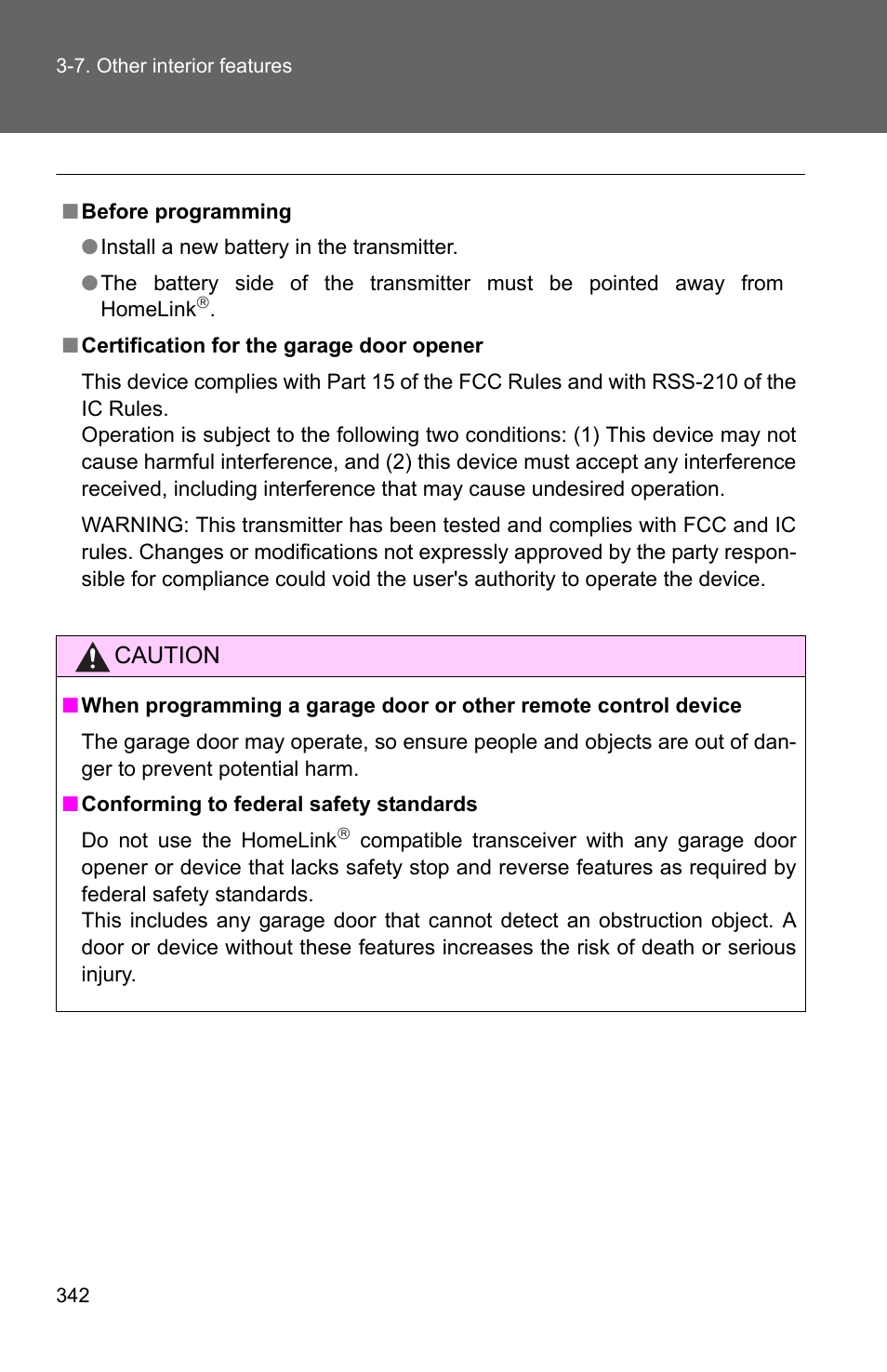 TOYOTA 2010 Camry User Manual | Page 367 / 555