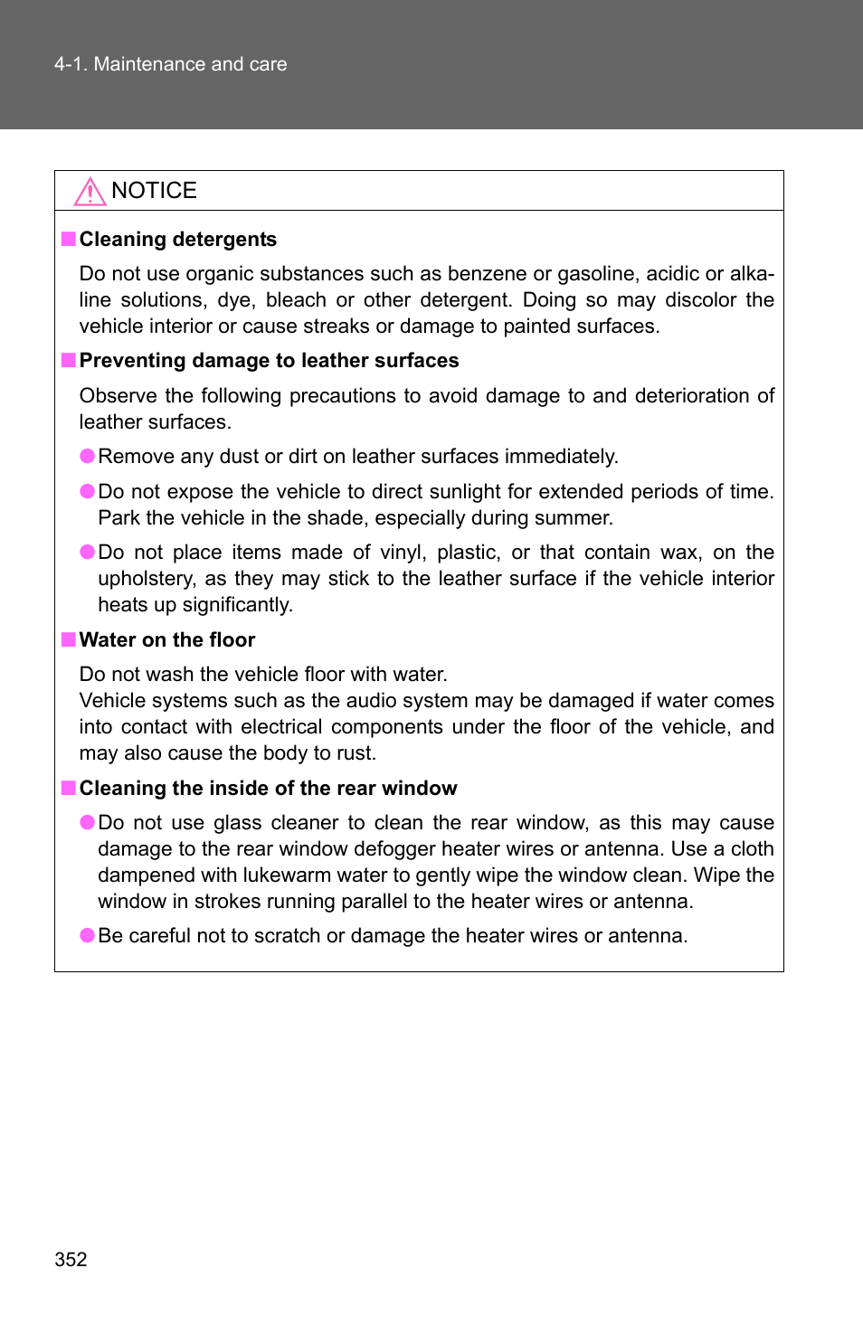TOYOTA 2010 Camry User Manual | Page 376 / 555