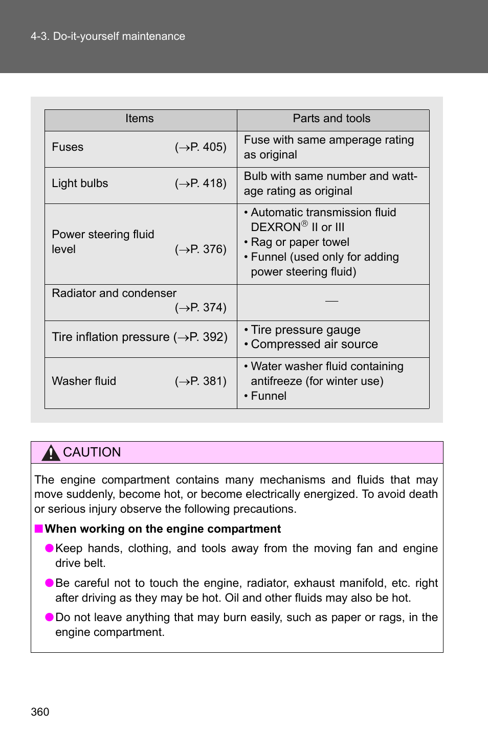 TOYOTA 2010 Camry User Manual | Page 384 / 555