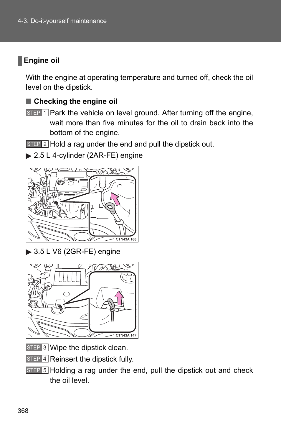 P. 368), P. 368 | TOYOTA 2010 Camry User Manual | Page 392 / 555