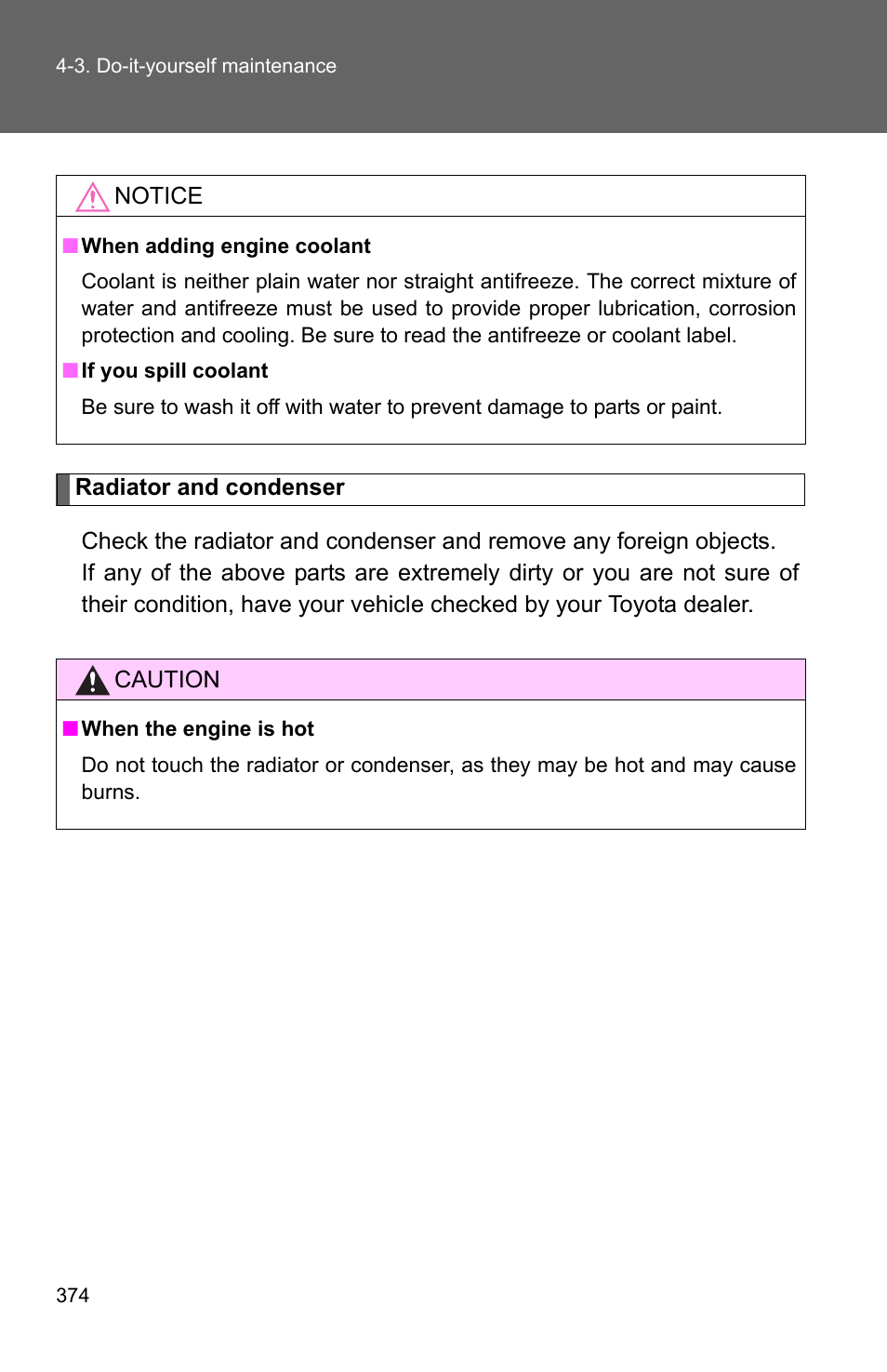 P. 374), P. 374 | TOYOTA 2010 Camry User Manual | Page 398 / 555