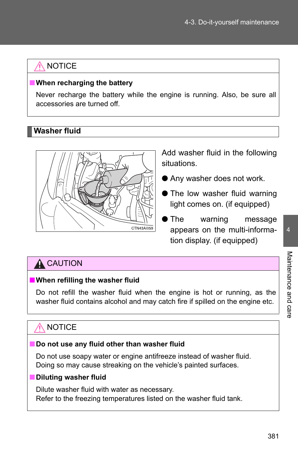 P. 381), P. 381 | TOYOTA 2010 Camry User Manual | Page 405 / 555